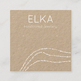 Visita Cuadrada Tarjeta de visualización de los bordes cuadrados d