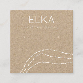 Visita Cuadrada Tarjeta de visualización de los bordes cuadrados d