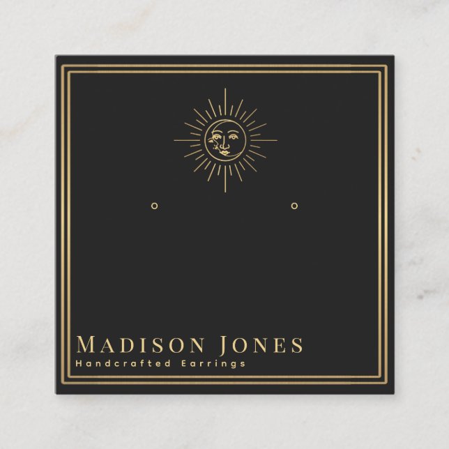 Visita Cuadrada Tarjeta de visualización de los pilotos de soldadu (Anverso)