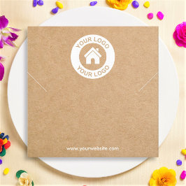 Visita Cuadrada Tarjeta de visualización simple de pulsera de cuel