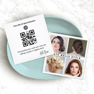 Visita Cuadrada Tarjeta fotográfica de medios sociales - Instagram