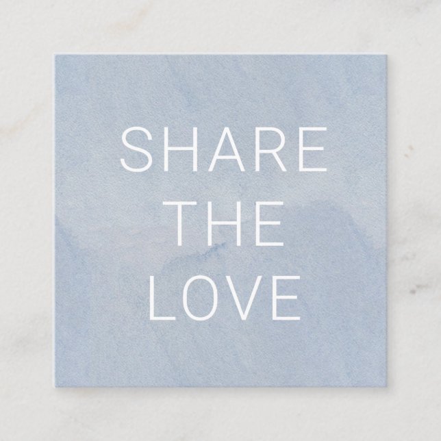 Visita Cuadrada Verano vibrante | Tarjeta de fidelidad (Anverso)