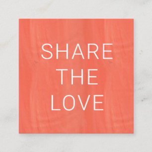 Visita Cuadrada Verano vibrante   Tarjeta de fidelidad