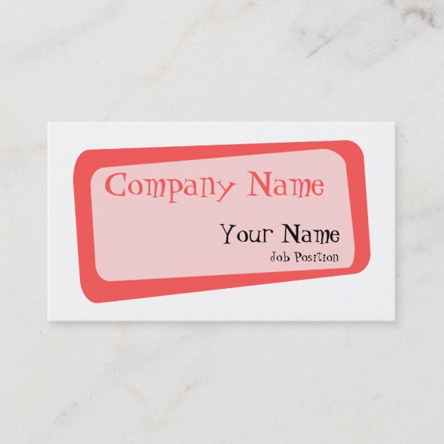 Visita Cuadrados recortados Tarjeta de presentación (Anverso)