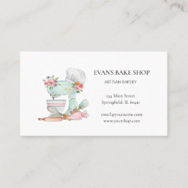 Visita Cute Kitchen mezclador panadería tarjeta de negoci