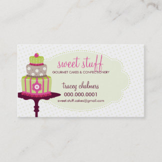 Visita CUTE TARJETA DE NEGOCIO pastel dulce panadería lim