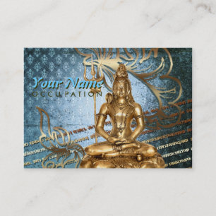Visita Damasco azul Shiva - Tarjeta de perfil para empres