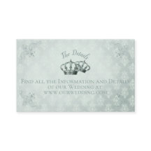 Damasco de seda - Tarjeta de detalle del Boda