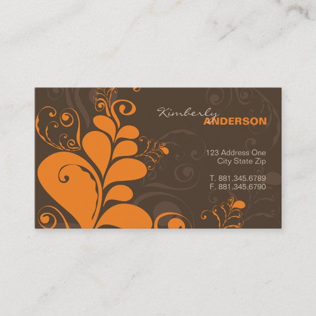 Visita Deco deja a naturaleza de los remolinos la tarjeta (Anverso)