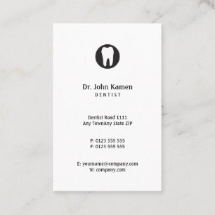 Visita Dentista clásico   Tarjeta de cita dental