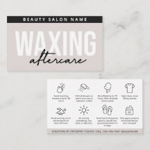 Desmontaje del pelo de la tarjeta de postre de Wax