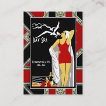 Día de Spa de Tarjeta de Negocios Salón de Belleza