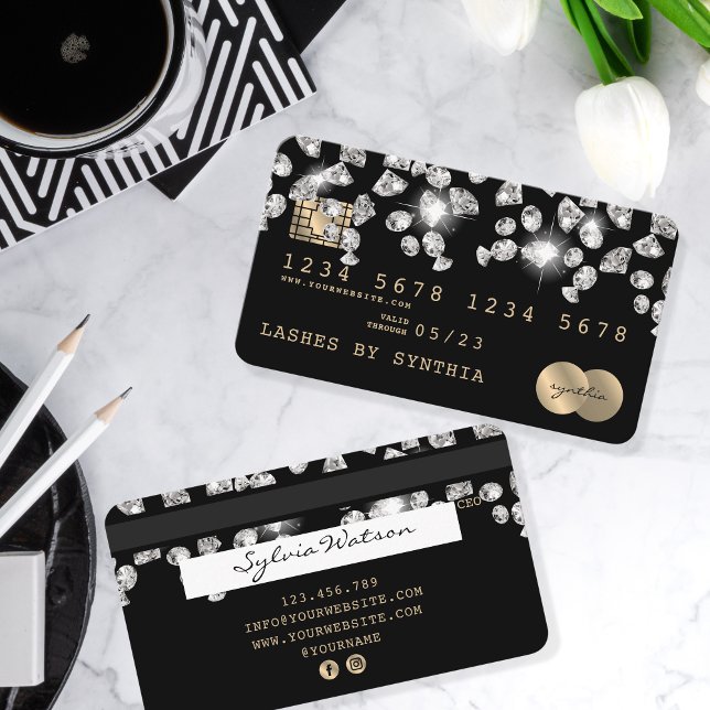 Visita Diamantes de goteo con estilo con tarjeta de crédi (Subido por el creador)