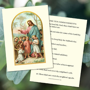 VISITA DIEZ COMANDANTES JESÚS CON TARJETA DE ORACIONES PA