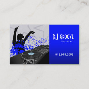 Visita Disc jockey del disc jockey de Hip Hop - tarjeta
