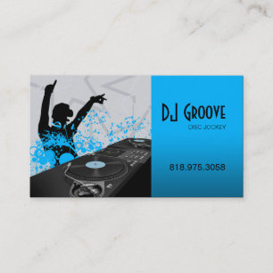 Visita Disc jockey del disc jockey de Hip Hop - tarjeta