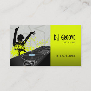 Visita Disc jockey del disc jockey de Hip Hop - tarjeta