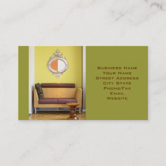Visita Diseñador interior o tarjeta de presentación