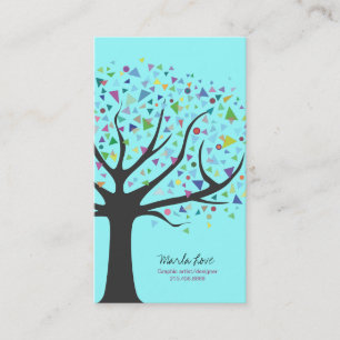 Visita Diseñador único artsy del arte de la tarjeta de