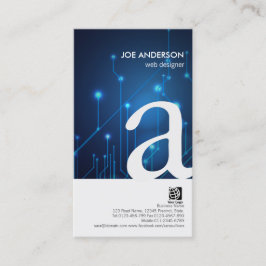 Visita Diseñador Web Audaz Monograma Circuitos Tarjeta de