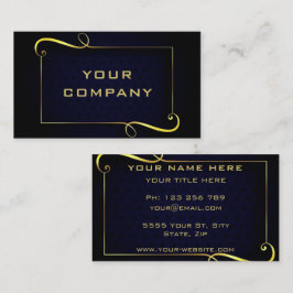 Visita Diseñar su propia tarjeta de presentación en negro