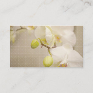 Visita DISEÑO CRUZADO con tarjeta de presentación ORCHIDS