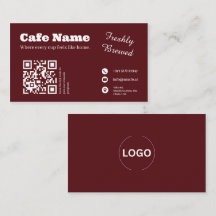 Diseño de código QR de tarjeta de presentación de