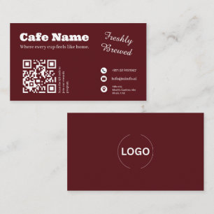 Visita Diseño de código QR de tarjeta de presentación de