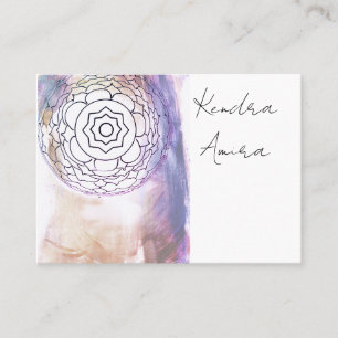 Visita Diseño de Ojo de Mandala Floral Loto Tarjeta Dorad