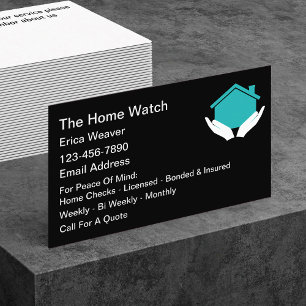 Visita Diseño de Tarjeta de Negocio de Servicios de Vigil