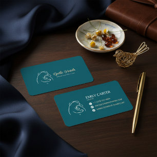 Visita Diseño de Tarjeta de Presentación con Logo de Oso 