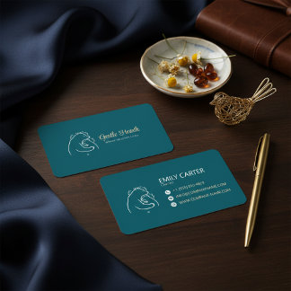 Visita Diseño de Tarjeta de Presentación con Logo de Oso
