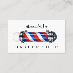 Visita Diseño de tarjeta de presentación de barbería mini