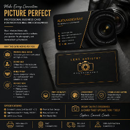 Visita Diseño de tarjeta de presentación de fotógrafo de