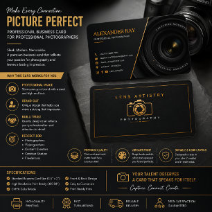 Visita Diseño de tarjeta de presentación de fotógrafo de