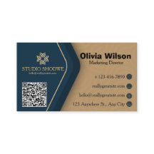 Diseño de tarjeta de presentación elegante moderno