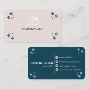 Visita Diseño de tarjeta de presentación minimalista pers