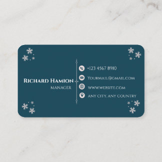 Visita Diseño de tarjeta de presentación minimalista pers