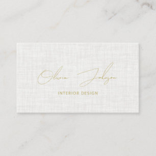 Visita Diseño del interior Tarjeta de presentación de efe