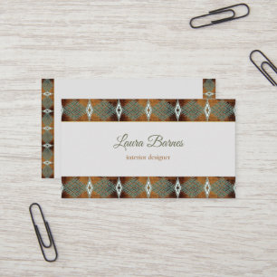 Visita Diseño étnico suroeste. Texto.   Tarjeta de pres