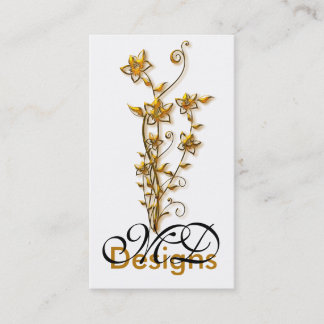 Visita Diseño gráfico de la flor de oro:: Tarjeta de
