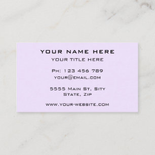 Visita Diseño personalizado de su propia tarjeta de visit
