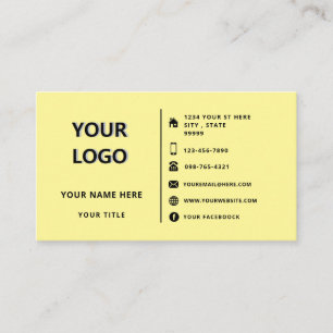 Visita Diseño personalizado de su propia tarjeta de visit