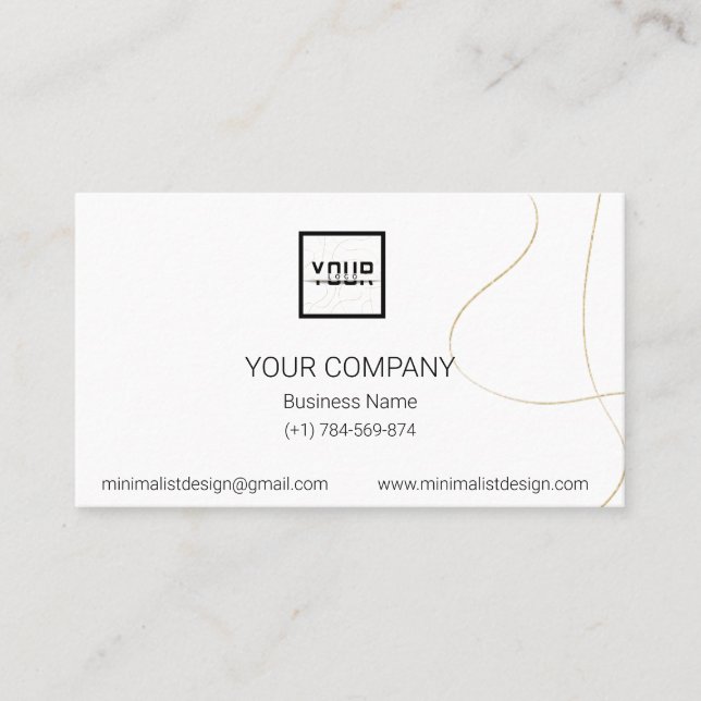 Visita Diseño sencillo Código QR Tarjeta profesional de n (Anverso)