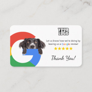 Visita Dog Daycare Google Review Plantilla de tarjeta de