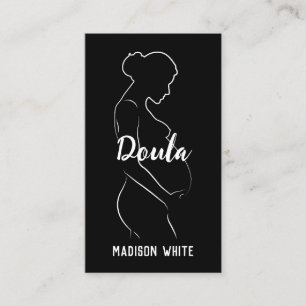 Visita Doula Midwife Personalizado QR Tarjeta de presenta