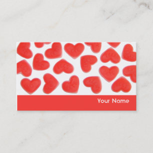 Visita Dulce Corazones stripe tarjeta de negocios