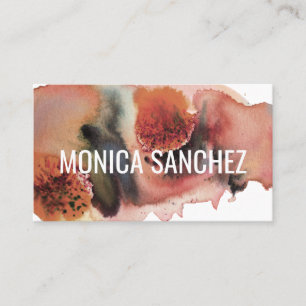 Visita Duste moda rosa abstracta tarjeta de negocios mode