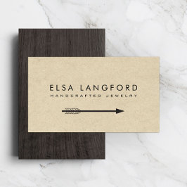 Visita Edgy Bohemian Arrow en tarjeta de presentación de 