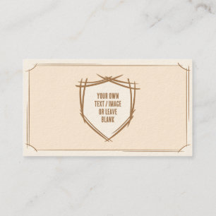 Visita El escudo de Knight. Escudo de armas Tarjeta de se